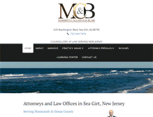 Tablet Screenshot of marriottlaw.com